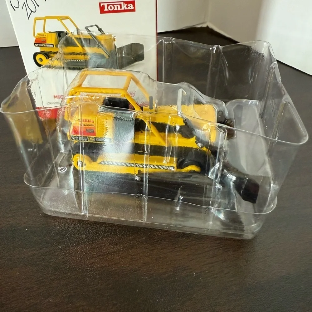 Tonka Mighty Bulldozer Ornament - Yellow and Black